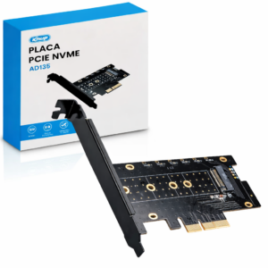 Placa PCI / PCIe Para Ssd Nvme M.2 Knup - KP-AD135