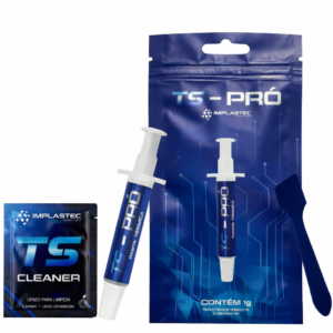 Pasta Térmica TS PRO Cinza 1G Pouch IMPLASTEC - TS PRO 1G